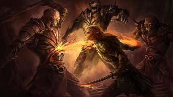 Dragon age zevran arainai fantasy art warriors wallpaper