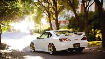 Jdm japanese domestic market nissan silvia cars trees wallpaper