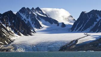 Monaco norway glacier wallpaper