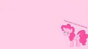 My little pony pinkie pie studying wallpaper
