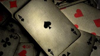 Ace of spades cards dark deck wallpaper