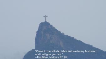 Bible brazil christ the redeemer cristo redentor jesus wallpaper