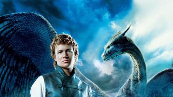 Eragon dragons movie posters swords wallpaper