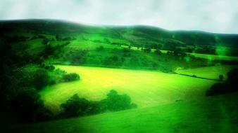 Green landscapes soul wallpaper
