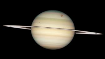 Hubble moon saturn moons outer space wallpaper