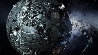 3d earth transformers destruction earthrise wallpaper