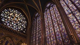 Art history france paris architecture chapel wallpaper