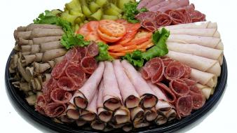 Cured meats food lunch wallpaper