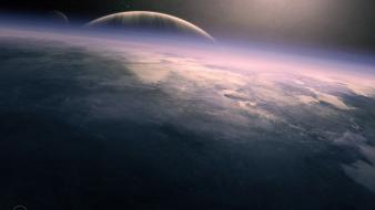 Deviantart outer space planets stars wallpaper