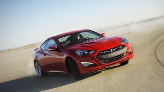 Hyundai genesis coupe cars drifting wallpaper