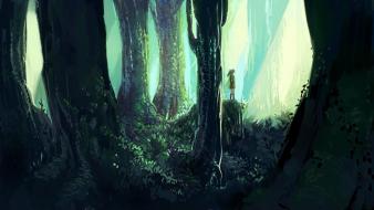 Link the legend of zelda forests wallpaper