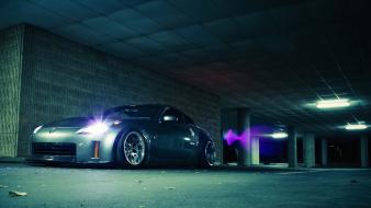 Nissan 350z cars silver stance wallpaper