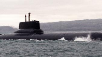 Russian navy military submarine typhoon wallpaper