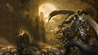 3d darksiders 2 death darksiders video games wallpaper