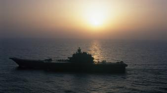 Admiral kuznetsov russian navy aircraft carriers military ocean wallpaper