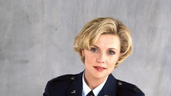 Amanda tapping samantha carter stargate sg1 actress wallpaper