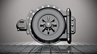 Bank safe vault wallpaper