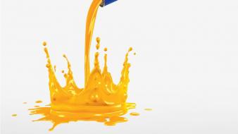 Computer graphics digital art paint studio yellow wallpaper