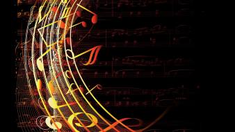 Digital art music wallpaper