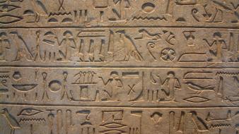 Egyptian historic typography wallpaper