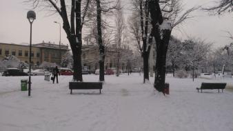 Italy milan city milano snow winter wallpaper