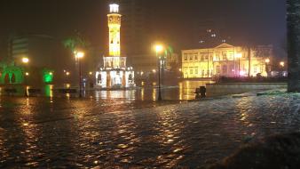 Saat kulesi clocks izmir konak sunay wallpaper