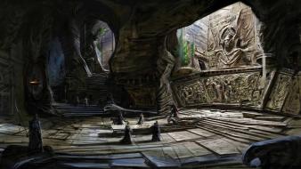 The elder scrolls v skyrim fantasy art games wallpaper