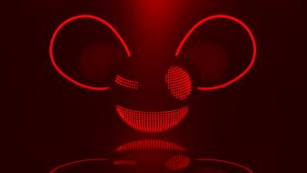 Deadmau5 mice music red wallpaper