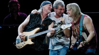 Deep purple concert guitarists guitars hard rock wallpaper