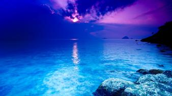 Thailand blue crystals sea wallpaper