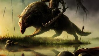 World of warcraft artwork fantasy art monsters swords wallpaper