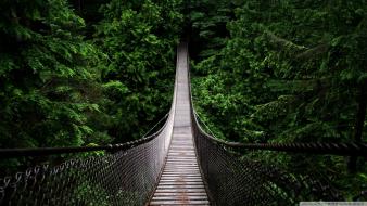 Canada oregon washington wooden bridge bridges wallpaper