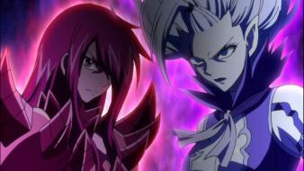 Fairy tail mira jane scarlet erza cartoons wallpaper