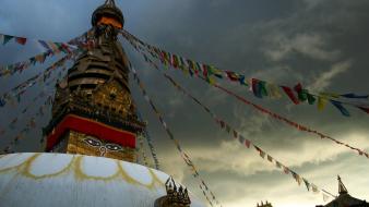 Nepal stupa swayambhu temples wallpaper