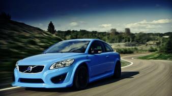 Polestar volvo c30 cars concept art roads wallpaper