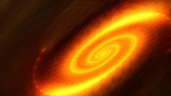 Abstract space art spirals wallpaper