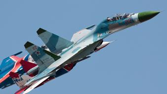 Aircraft mig-29 fulcrum su-27 flanker russian air force wallpaper