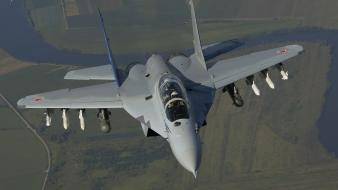 Aircraft mig-35 fulcrum-f mikoyan-gurevich russian air force wallpaper