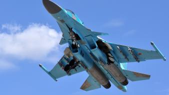 Aircraft sukhoi su-34 russian air force wallpaper