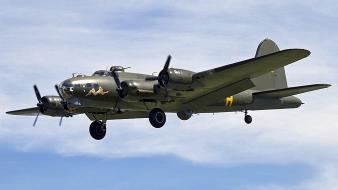 Airplanes bomber boeing b17 flying fortress wallpaper