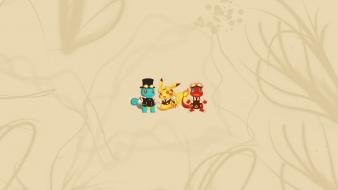 Cartoons pokemon minimalistic pikachu steampunk funny squirtle charmander wallpaper