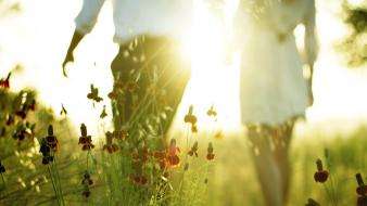Flowers couple wallpaper