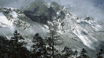 Mountains snow china yunnan wallpaper