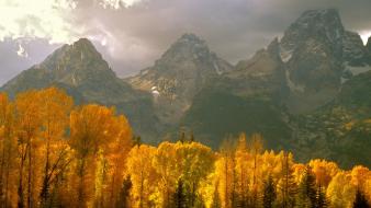 Mountains wyoming tetons wallpaper