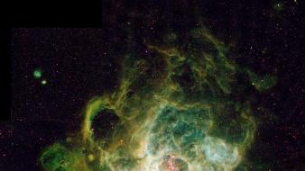 Outer space stars nebulae hydrogen wallpaper