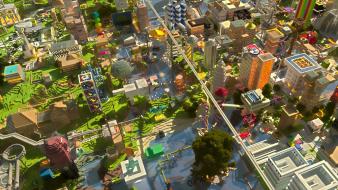 Video games minecraft wallpaper