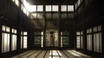 Wood room samurai the matrix tatami dojo wallpaper