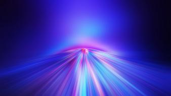 Abstract blue bright colors glow
