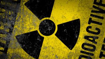 Abstract radioactive sign wallpaper