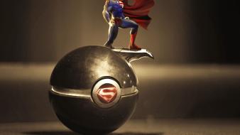 Poke balls superman video games wallpaper
